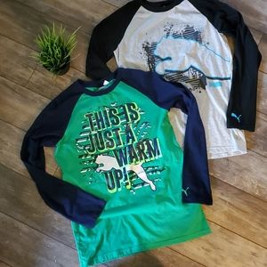 Bundle 2 Puma long sleeve shirts